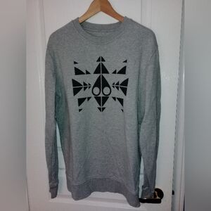 Grey Mooseknuckels crewneck sweater